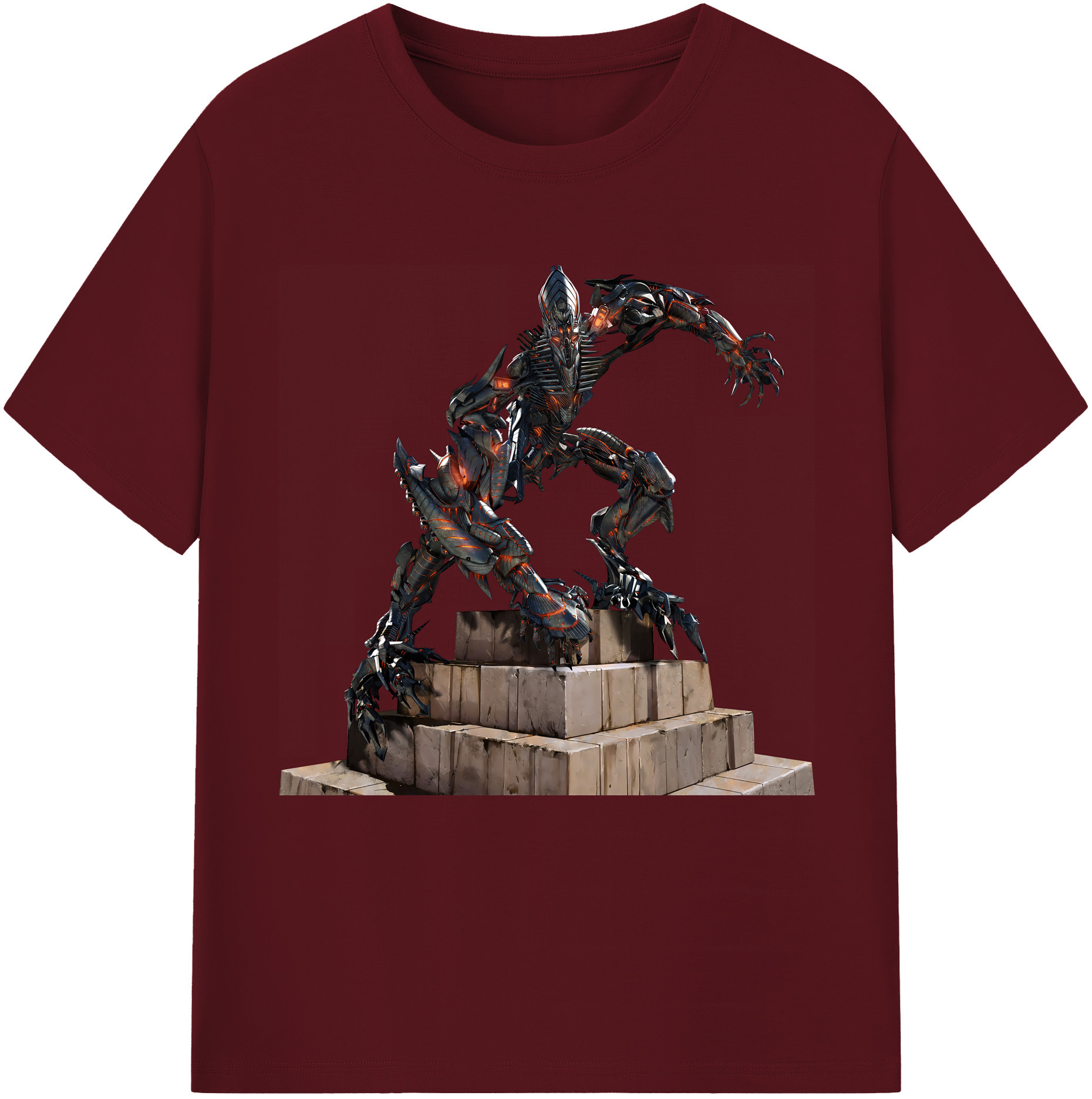（画像用） Transformers トランスフォーマー 綿100％半袖Tシャツ（フロントプリント）